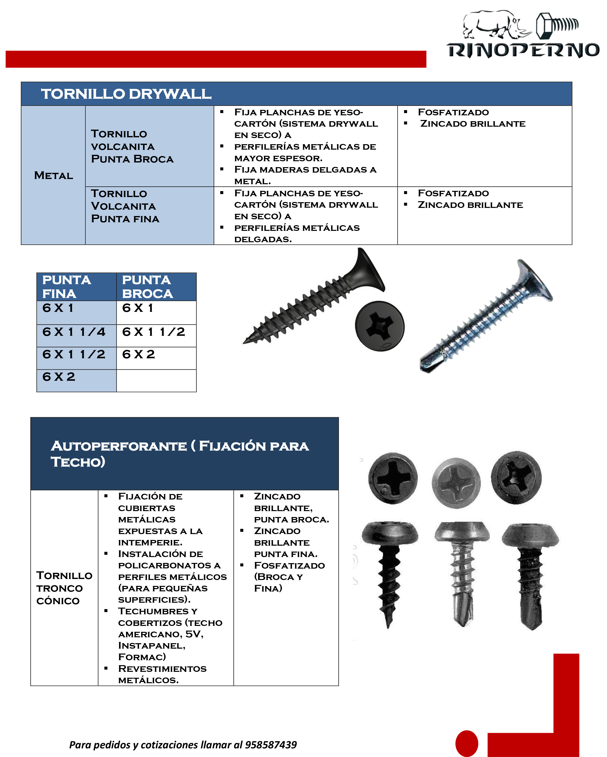 Tornillos