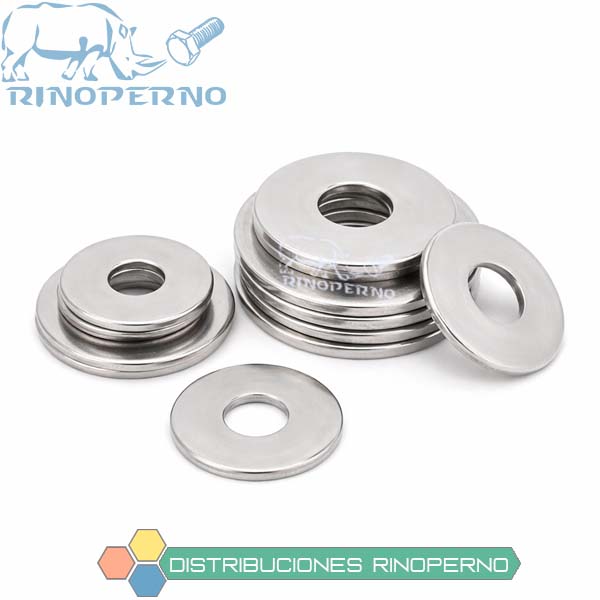 ARANDELA PLANA INOX 304