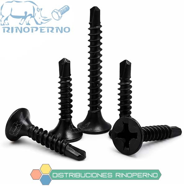 TORNILLO DRYWALL PUNTA BROCA NEGRO