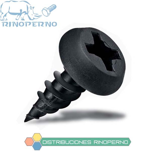 TORNILLO FRAMING PUNTA FINA NEGRO
