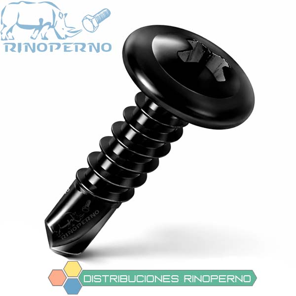 TORNILLO WAFER PUNTA BROCA NEGRO