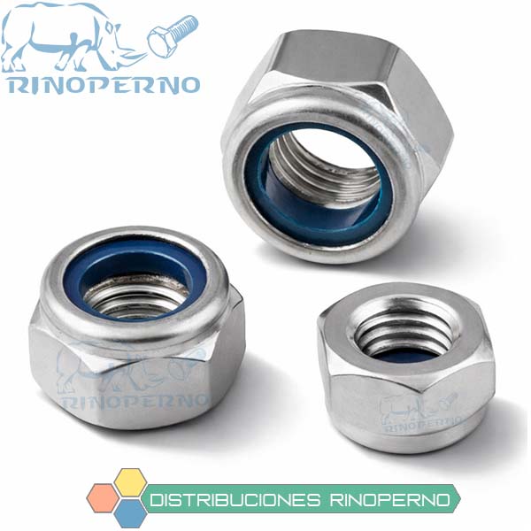 TUERCA CON SEGURO NYLON