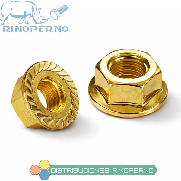 TUERCA FLANGE ASERRADO TROPICALIZADO