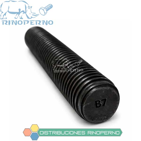 VARILLA ROSCADA B7 NEGRO x 1 METRO
